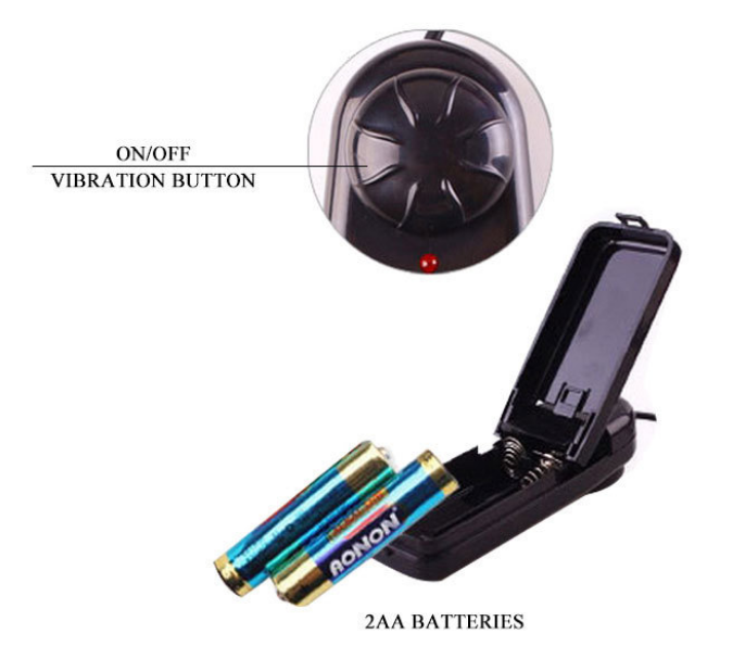 Ultra Passionate Harness doble pene con vibración Morado - Imagen 2