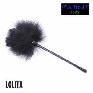 LOLITA plumero negro sexy 25 cm De Troula