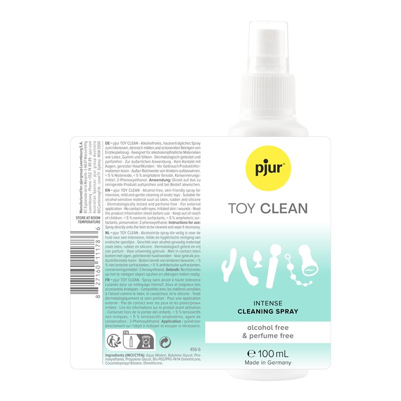 Pjur Spray Limpiador de Juguetes 100 ml - Imagen 2
