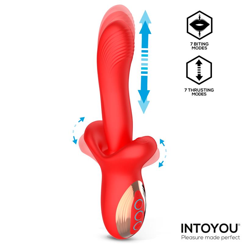 Vyron Vibrador con Thrusting y Biting (Mordisqueo) - Imagen 7