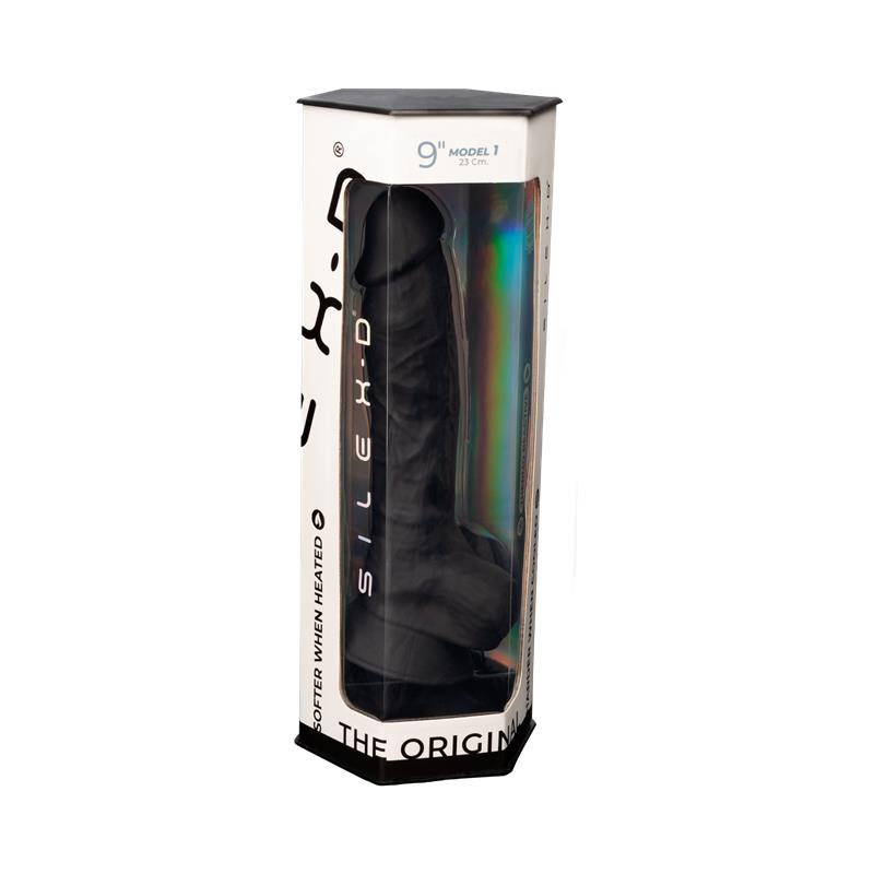 Dildo Dual Density Mod. 1 - 9 Negro - Imagen 7