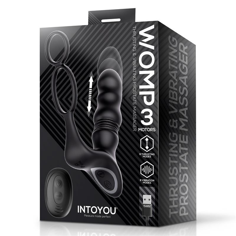 Womp Masajeador Prostático con Vibración, Thrusting y Control Remoto - Imagen 3