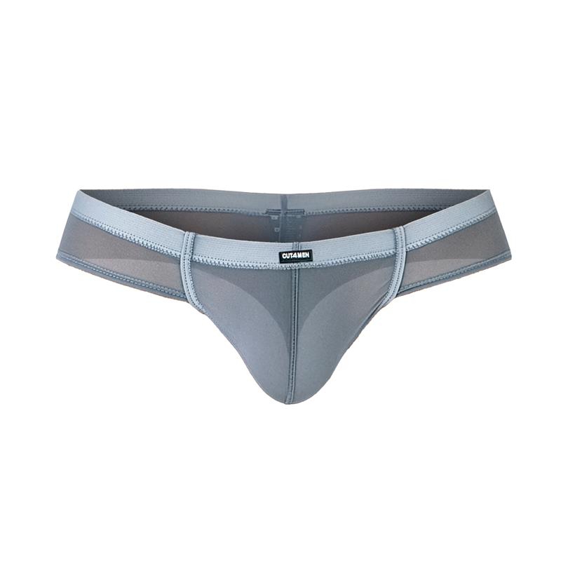 C4MSPX22 Calzoncillo Hybrid Cheeky Brief Mesh Grey - Imagen 3