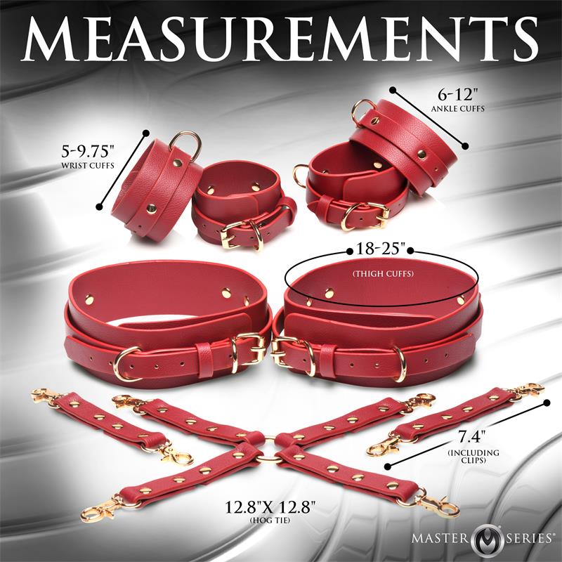 Crimson Captive Set de Ataduras Ajustables - Imagen 15