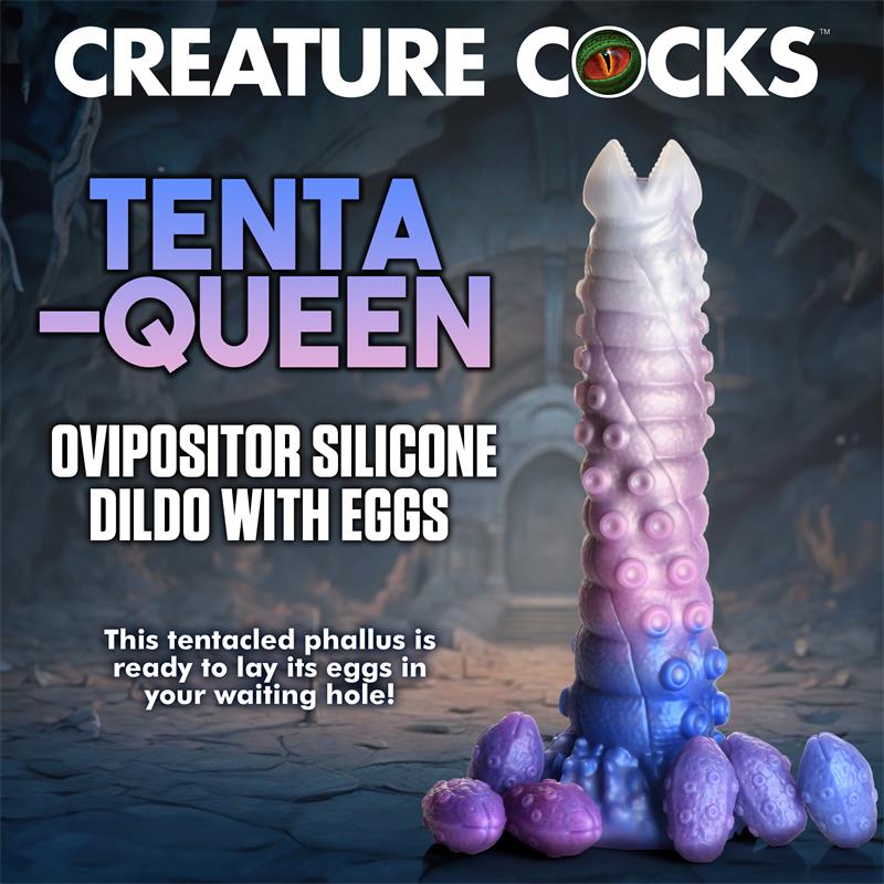 Tenta-Queen Dildo Ovipositor con 6 Huevos - Imagen 6