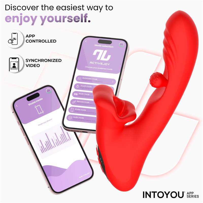 Franky Vibrador con Biting y Bola Rotativa con APP - Imagen 14