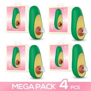 Pack de 4 Avocado Estimulador de Clítoris con Succión