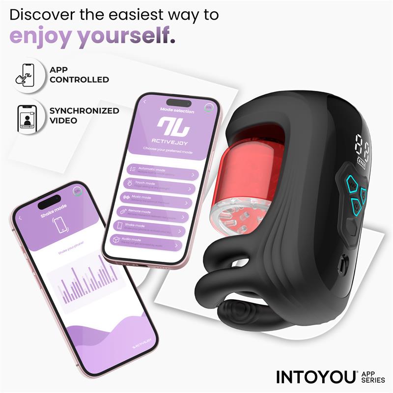 Torky Masturbador con Rotación Compresión con App - Imagen 15