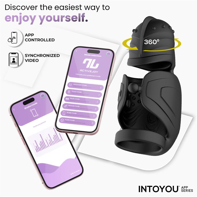 Zonte Masturbador con Rotación y Vibración con App - Imagen 12