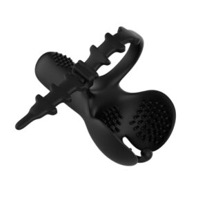 Anillo Vibrador para Pene y Testículos Ajustable