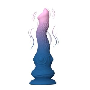 Dildo Fantasía con Vibración, Oscilación y Ventosa