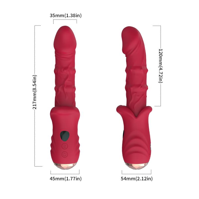 Vibrador con Calor y Movimiento Vertical con Pantalla Digital - Imagen 19