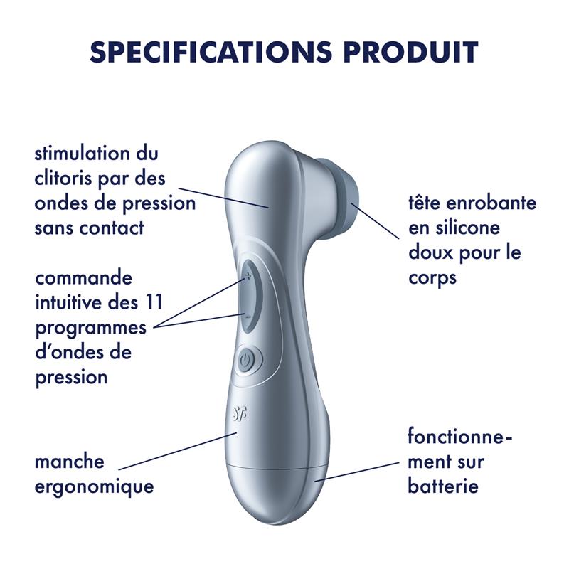 Pro 2 Gen 2 Succionador de Clítoris Battery Series Ice Blue - Imagen 5