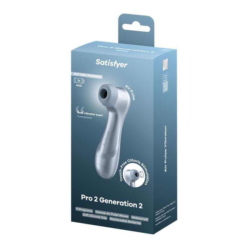 Pro 2 Gen 2 Succionador de Clítoris Battery Series Ice Blue - Imagen 8