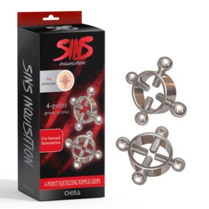 4 Point Squeezing Pinzas para Pezones