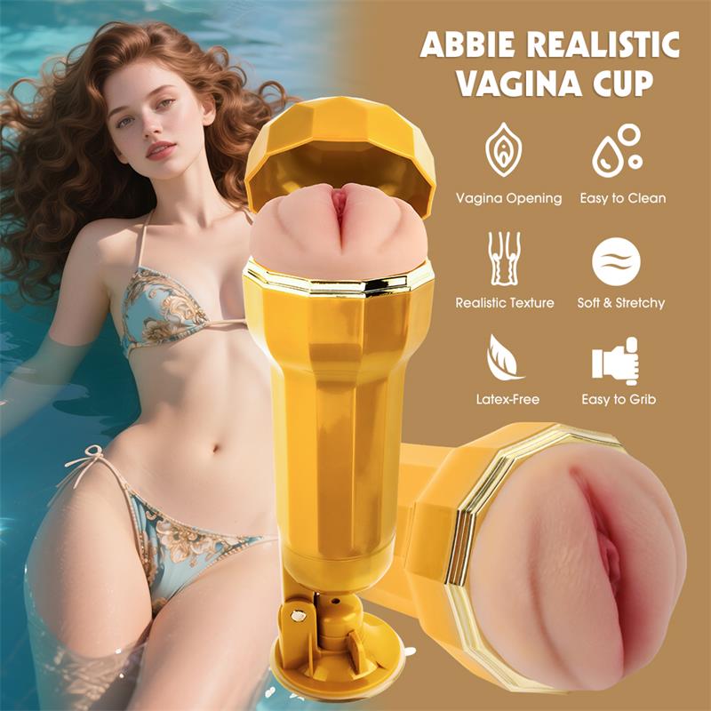 Abbie Masturbador Vagina Realista con Vibracion - Imagen 5
