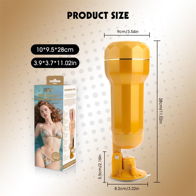 Abbie Masturbador Vagina Realista con Vibracion - Imagen 7