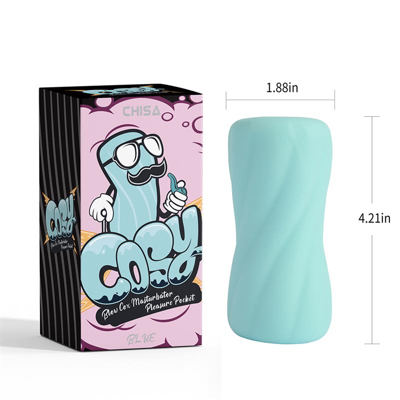 Blow Cox Masturbador Pleasure Pocket Azul - Imagen 2