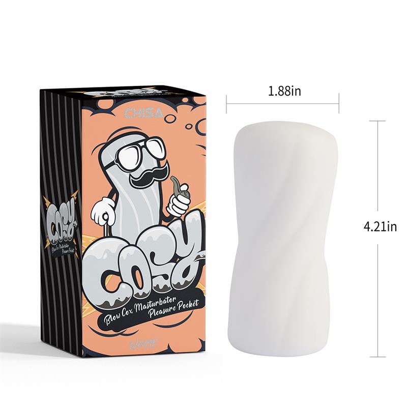 Blow Cox Masturbador Pleasure Pocket Blanco - Imagen 3