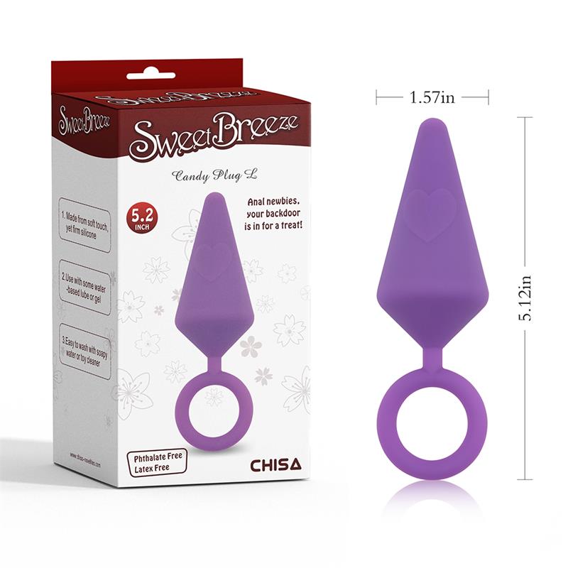 Candy Plug Anal Talla L Purpura - Imagen 4