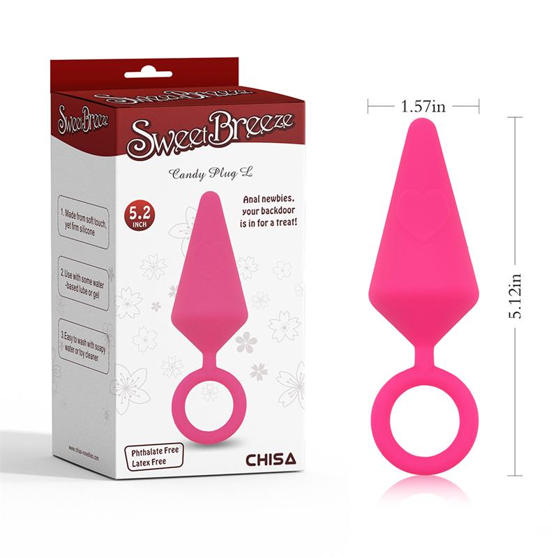 Candy Plug Anal Talla L Rosa - Imagen 2