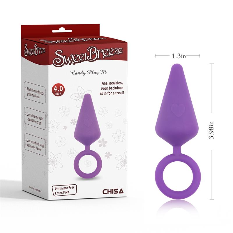 Candy Plug Anal Talla M Purpura - Imagen 4