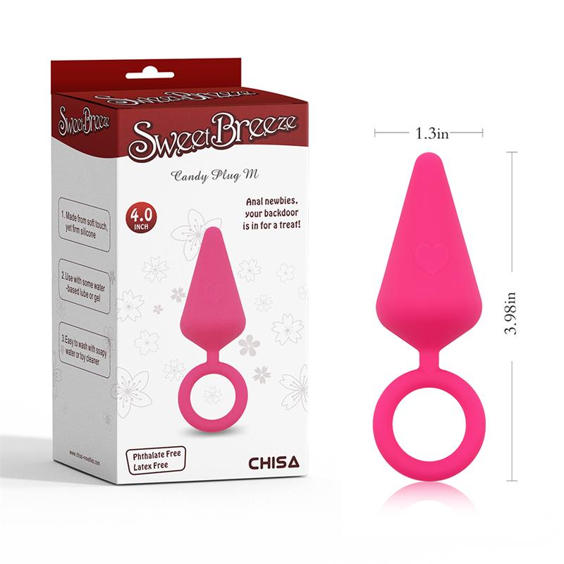 Candy Plug Anal Talla M Rosa - Imagen 4