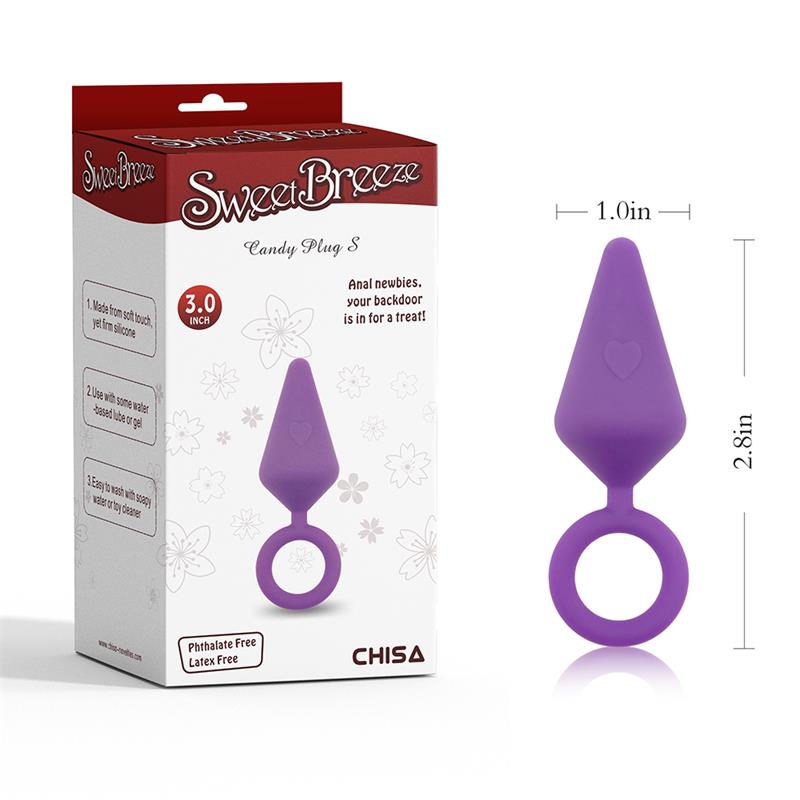 Candy Plug Anal Talla S Purpura - Imagen 2