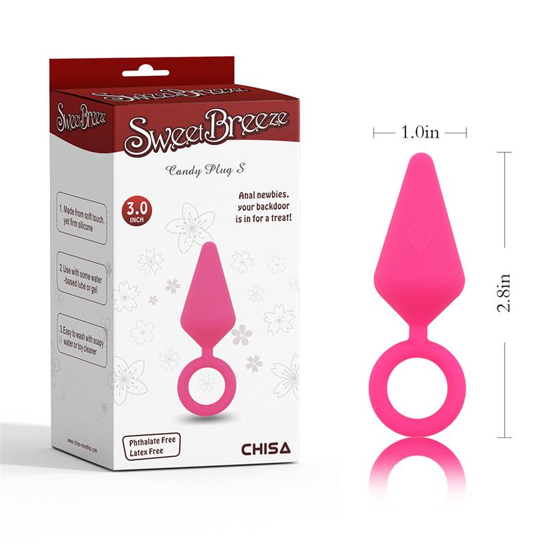 Candy Plug Anal Talla S Rosa - Imagen 2