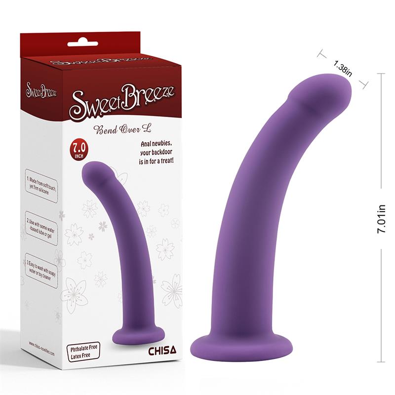 Dildo Bend Over Talla L Purpura - Imagen 3