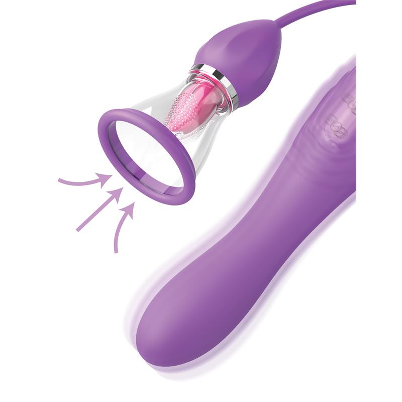 Estimulador con Lengua, Succion y Vibración Her Ultimate Pleasure Max - Imagen 4