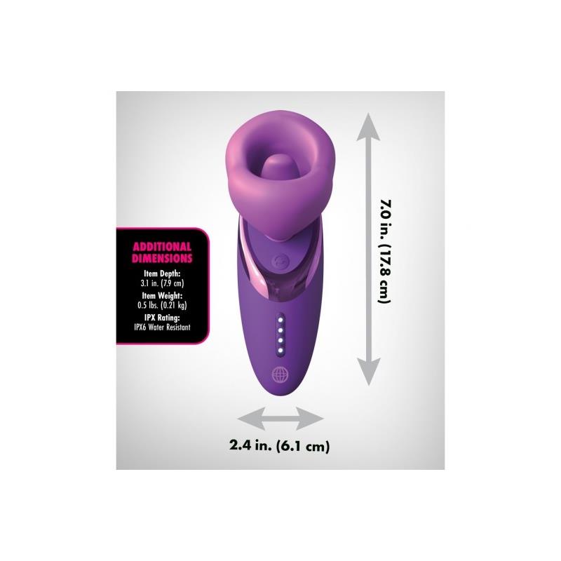 Estimulador con Lengua, Succión y Vibración Pleasure Sucker - Imagen 5
