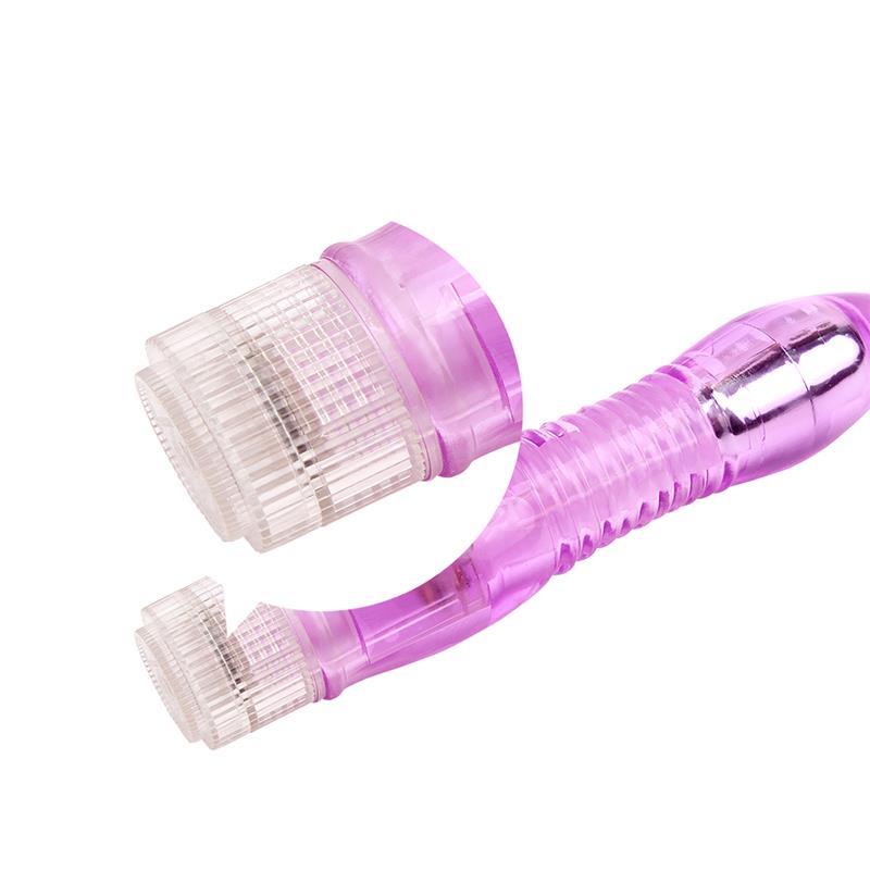 Glitters Dual Probe Vibrador Purpura - Imagen 2