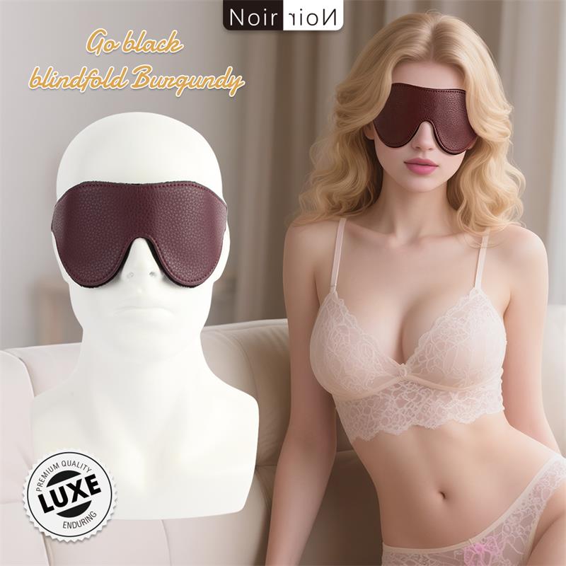 Go Black Antifaz Burgundy - Imagen 2
