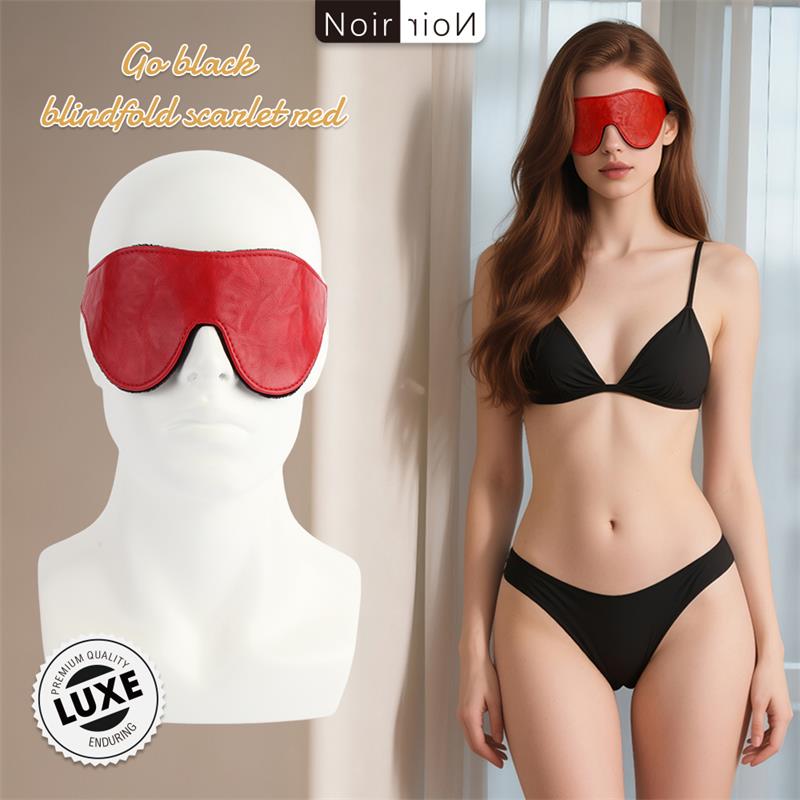 Go black Antifaz Scarlet Red Rojo - Imagen 4