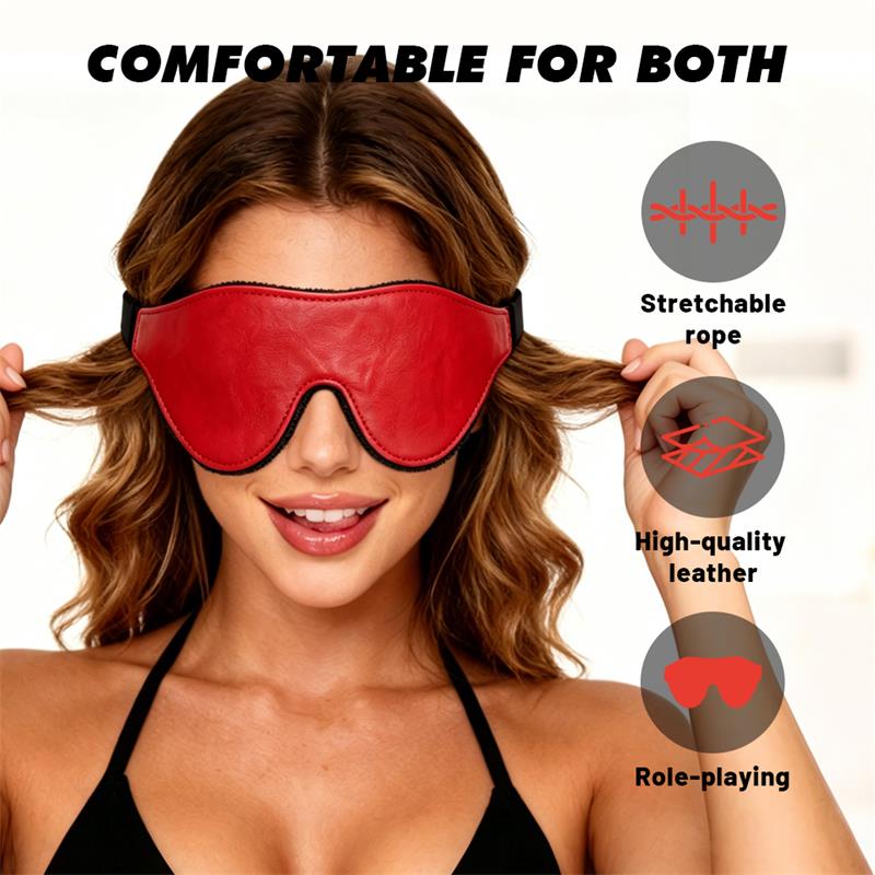 Go black Antifaz Scarlet Red Rojo - Imagen 6