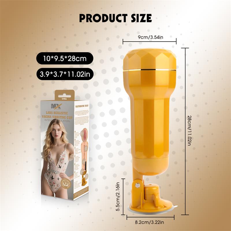 Lara Masturbador Vagina Realista con Vibración - Imagen 9