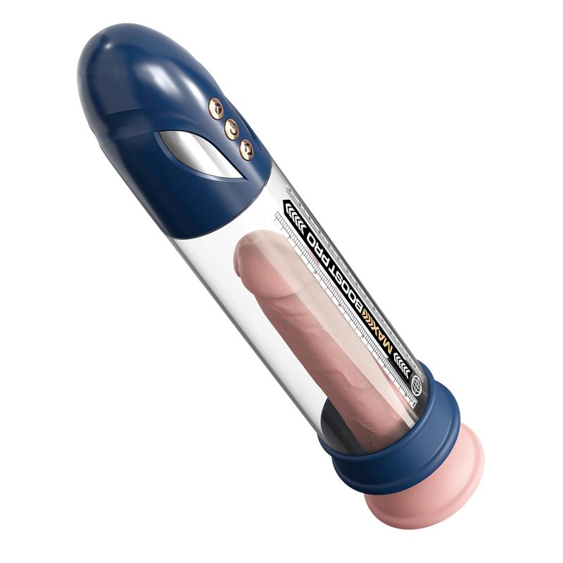 Masturbador Automático Max Boost Pro Flow Azul - Imagen 4