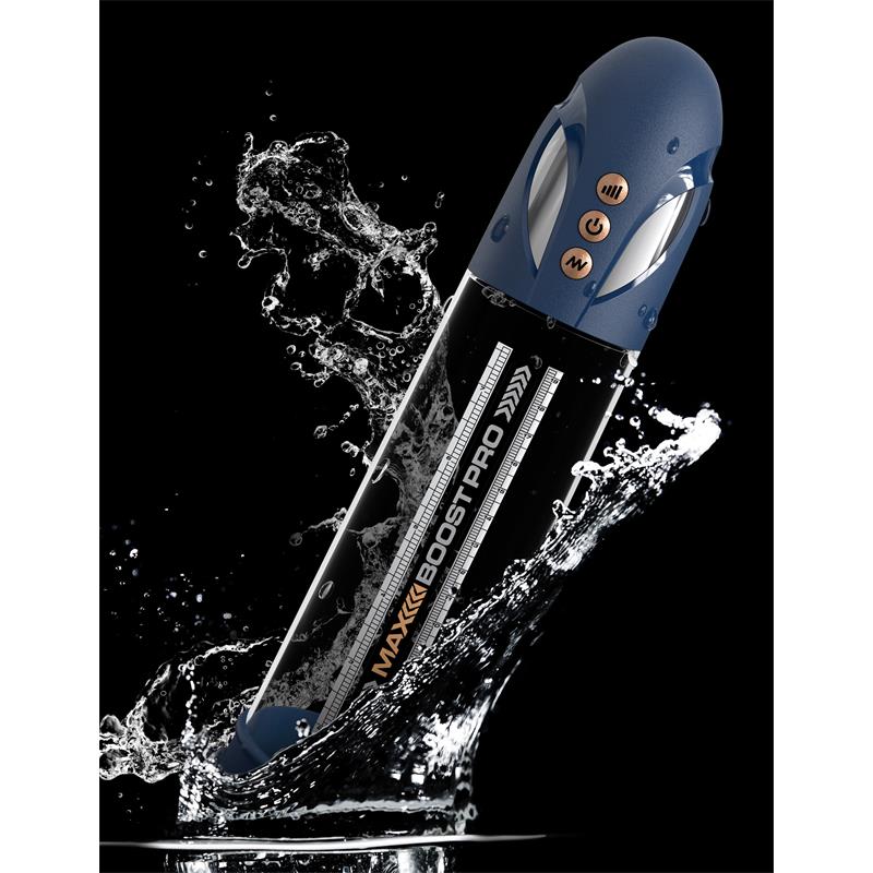 Masturbador Automático Max Boost Pro Flow Azul - Imagen 5