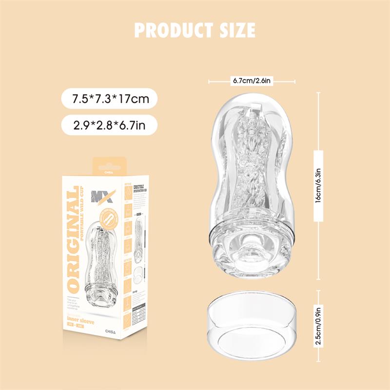 Original Portable Wild Cup Masturbador Vagina - Imagen 18
