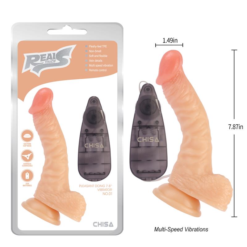 Pleasant Vibrador Realista 7.8 No.01 - Imagen 3