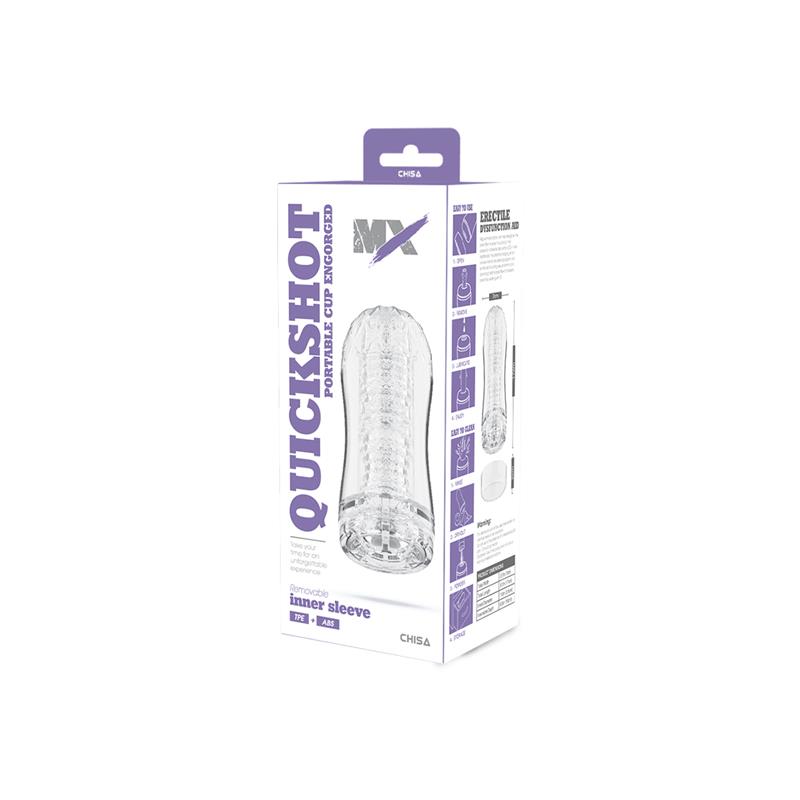 Quickshot Portable Cup Engorged Masturbador - Imagen 9