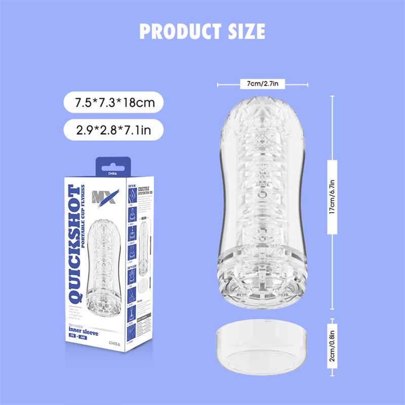 Quickshot Portable Cup Flykiss Masturbador - Imagen 4