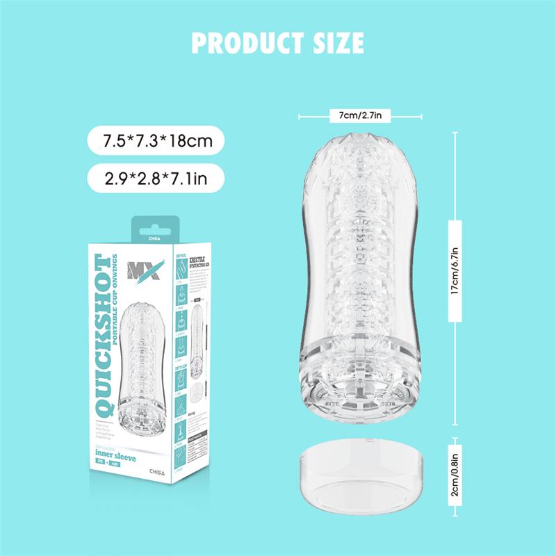 Quickshot Portable Cup Onwings Masturbador - Imagen 11