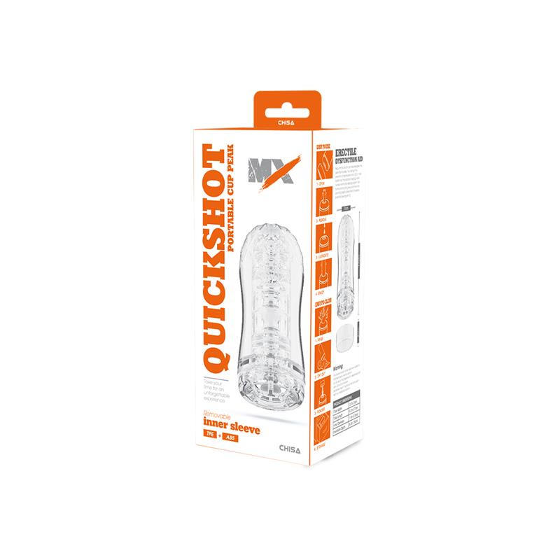 Quickshot Portable Cup Peak Masturbador - Imagen 9