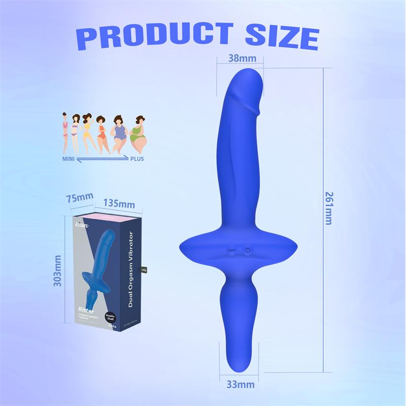 Ritter Vibrador y Plug Anal - Imagen 3