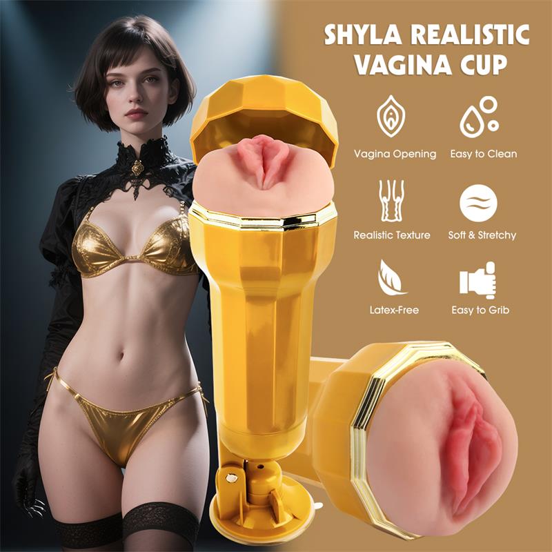 Shyla Masturbador Vagina Realista con Vibracion - Imagen 7