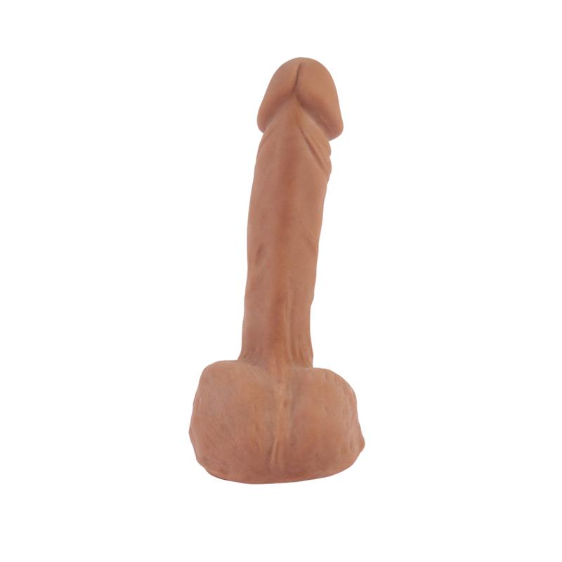 Basix Cock Dildo dual Density Bronceado 22.5cm - Imagen 2