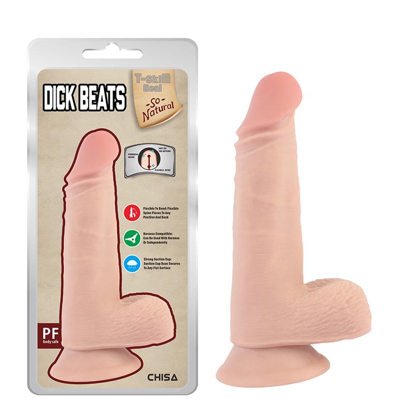 Dick Beats Dildo Dual Density 18cm - Imagen 3