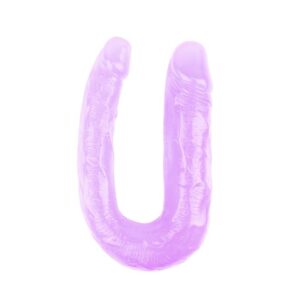 Dildo Doble 13 - 17cm Purpura